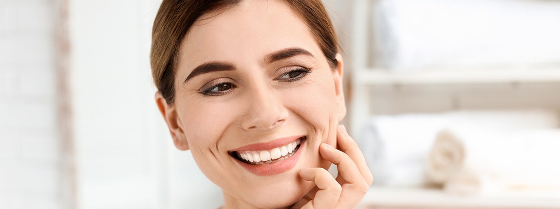 Chula Vista patient smiling after dental cleaning 