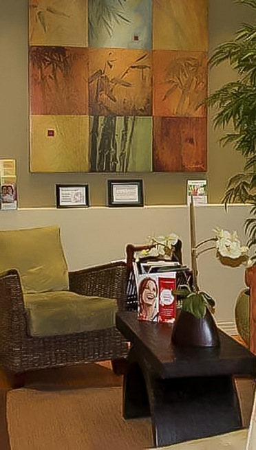 Comfortable Chula Vista dental office waiting room